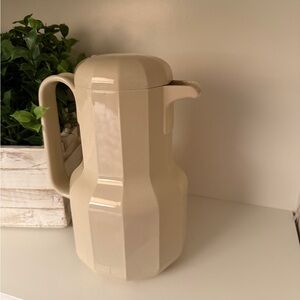 Corning Thermique 1 Qt. Hot/Cold Insulated Beverage Carafe Pitcher Server Vtg.